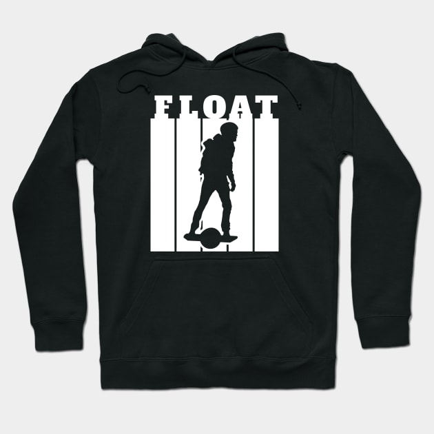 Float Onewheel Rider Hoodie by Funky Prints Merch